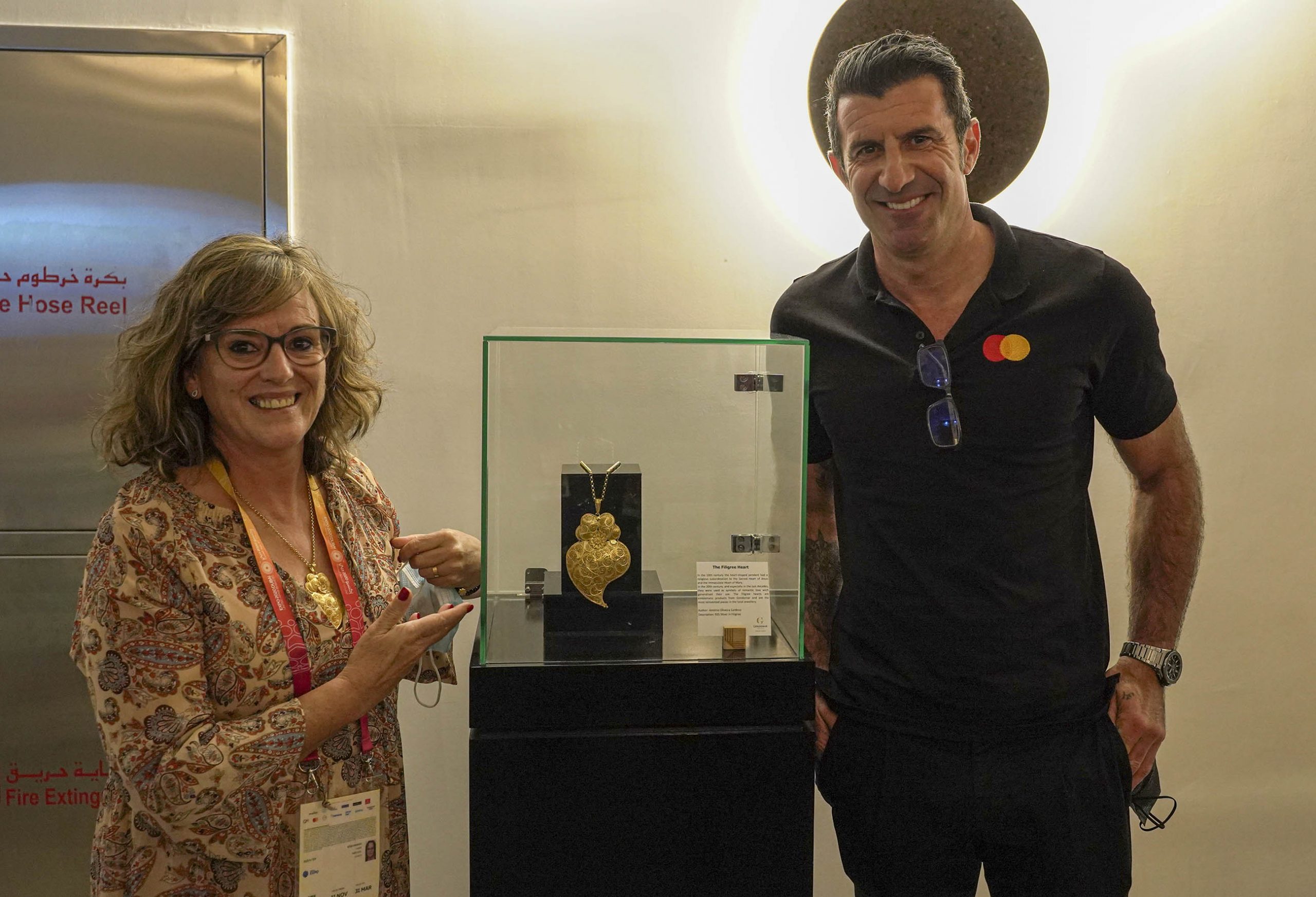 Galeria de Fotos - Luís Figo visita Filigrana de Gondomar na «Expo 2020 Dubai»