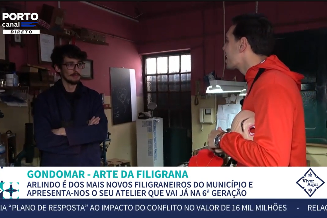 Galeria de Fotos - A arte da Filigrana de Gondomar no Viver Aqui do Porto Canal